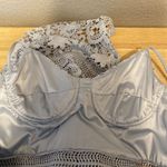 Bardot  Womens Clementine Pencil Midi Dress Size 4 XS Pale Blue Lace Underwire Photo 7