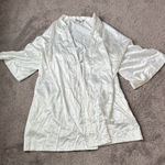 Victoria's Secret  White Satin Bride Kimono SIZE S/M Photo 0