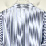 Everlane NWT The Woven PJ Top Blue Stripe Long Sleeves Size Medium M NEW Photo 11