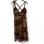 Karen Millen Rare Vintage 2000s 100% Silk Cross-back Dress — Sz. S Photo 3