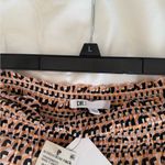 DR2 Nordstrom Geometric Print Maxi Skirt Summer Flowy Spring NWT Brown Size L Photo 2