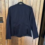 Sandro NWT  Casual‎ Navy Blue Blazer Cotton Single Button Professional Size XL Photo 4