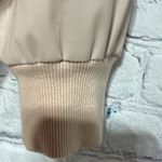 Who What Wear Nude Faux Leather Ligljzweight Zip Jacket Small Photo 6