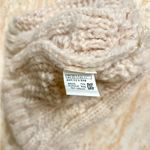 With Nnino Ivory Chunky Knit Wool Blend Beanie Soft Ribbed Photo 4