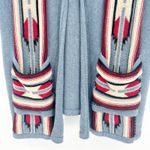 CHAPS  Womens Boho Aztec Southwestern Knit Long Cardigan Sweater Vest Size 1X Photo 1