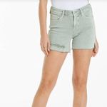 Dear John  Julian Shorts Size 26 Mint Green Cut Offs Distressed Frayed Hem Photo 1
