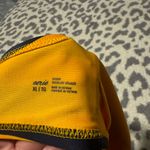 Aerie  Yellow and Navy Blue Bikini Top Photo 2