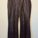 Newport News  Jeanology brown leather pants size 14 Photo 0