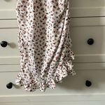 Urban Outfitters  Women’s White Ditsy Floral Ruched Cottagecore Ruffle Hem Dress Photo 2