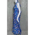 Girls weekend cocktail cruise halter top dress with margaritas and drinks on it Blue Size L Photo 3