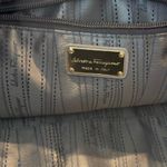 Salvatore Ferragamo Vara Ribbon Drawstring Hug Handbag Gray Taupe Leather Photo 8