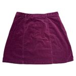 Forever 21  Maroon Corduroy A-Line Mini Skirt Size L Photo 6