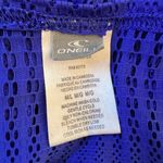 O'Neill O’Neill Royal Blue Mesh V-Neck Half Sleeve Relaxed Fit Swimsuit Cover-Up Photo 6
