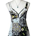 I.N. San Francisco Vintage Babydoll Chiffon Lace Patchwork Tank Top Y2K Mob Wife Photo 0