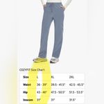 Straight Leg Scrub Pants for Women Rock Grey Size L Blue Size L Photo 6