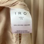 IRO Lesly Wrap-Effect Crinkled Gauze Top in Vanilla Photo 10