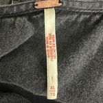 Free People Soundwave Denim Halter Maxi Dress in Black Size XL Bohemian Photo 7