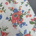 Gap Vintage 90s Skirt Floral Midi Rayon White Cottagecore Buttons Women Size 2 Photo 14