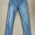 POLO Ralph Lauren The Callen High Rise Slim Fit Jeans Raw Hem Womens Size 28 Blue Photo 0