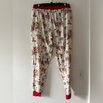 Burt’s Bees Baby Santa’s Workshop Organic Cotton PJ Pajama Bottoms ONLY Large Red Photo 9