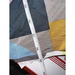 BCBGMAXAZRIA Printed V-neck Short Sleeve Stretchy Multicolor Dress Women's S Photo 11