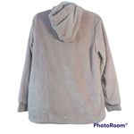 Ideology Womens Pink Faux-Fur Quarter-Zip Hoodie, Shimmer Size M Photo 2