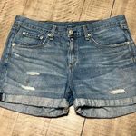 Rag and Bone Size 30 Mid Wash Cotton mid rise Cuffed Denim Shorts, sold as is. Photo 0