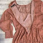 MikaRose Sierra Modest Ditsy Print Maxi Dress NEW Womens L Handkerchief Hem Boho Photo 5