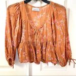 Urban Outfitters  orange babydoll top Photo 0