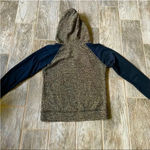Miss Me Gold and black full zip hoodie. Black crystal embellishments, size XS Photo 6