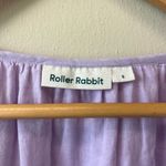 Roller Rabbit  Lilac Purple embroidered lightweight top Photo 2