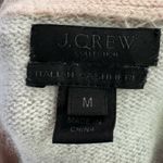 J.Crew  Collection Grey Italian Cashmere Sweater Gem Embellished Collar Medium Photo 4