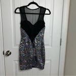 Dress the Population  sequin mini dress bodycon hoco homecoming‎ party XS FLAWED Photo 4