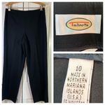 Talbots  Black Stretch Career‎ Dress Pants Womens 10 Church Closet Staple Basic Photo 11