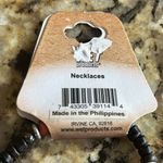 NWT Black and Brown Beaded Shark tooth Necklace Photo 5