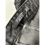 Jaded London NEW  Liberty 2 In 1 Detachable Denim Black Midi Dress Large 12 Goth Photo 7