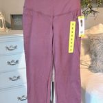 Leggings Jockey Flare Cropped Nocturne Rose Mauve Womens Small Athletic Fashion Photo 0