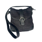 Coach HANDBAG Signature Leather Crossbody Shoulder Hobo Purse! Photo 7