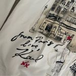 Karl Lagerfeld  women’s white sweatshirt with Paris graphic size xxs Photo 12