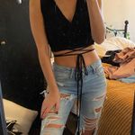 Forever 21 Black Crop Top Photo 0