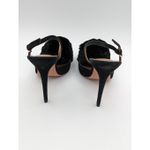 Aquazzura powder puff suade sling back heels EU 37 Black Size 6 Photo 6