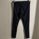 Adidas Black and White Leggings with Iconic Stripes Photo 5