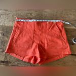 Pilcro NWOT  The Kit High-Rise Utility Shorts~Tangerine~Size 32~Anthropologie Photo 9