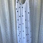 Ava Sky Fighting Eel Polka Dot Hawaiian Midi Jumpsuit Romper Pockets XS White Photo 3