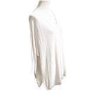 Garnet Hill Women’s 100% Organic Linen Tunic Size Medium V- Neck Light Beige Photo 2