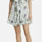 NWT ByTiMo Ruffle Chiffon Wallpaper Floral V Photo 0