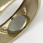 Figaro couture women’s wrist watch 26mm gold brown tone cuff bracelet running Photo 5