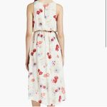 Lucky Brand  Painted Floral Maxi High Low Tie Belt Dress Size Med EUC #2506 Photo 2