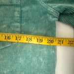 Rock & Roll Denim Corduroy Shacket Teal Acid Wash Snap Shirt Jacket Western Lg Green Photo 6