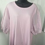 On 34th Lavender Trendy Plus Size Puff Photo 4